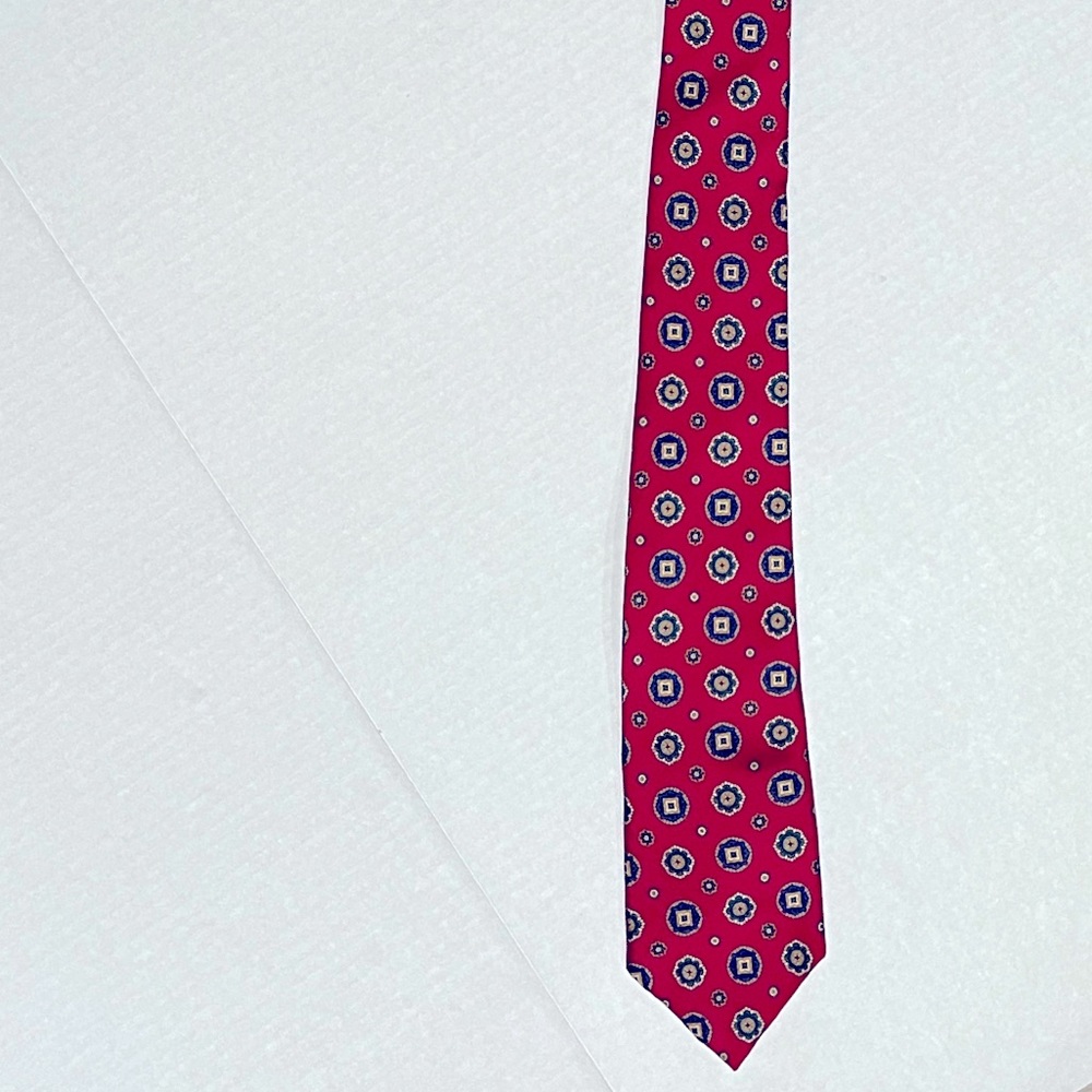 Vintage Medallion Geometric Tie